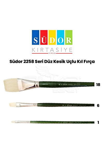 Südor 2258 Serija četkica sa ravnim vrhom i čekinjama