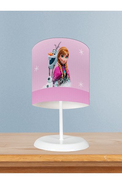 BAMBAŞKA MODA Home Baby and Kids Room Frozen Anna Patterned Lampshade