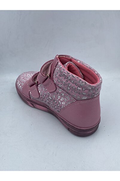 Bayrak Hakiki deri kız çocuk botu pinky