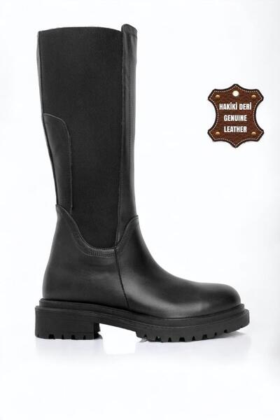 Mammamia D23KC-2065 Siyah Kadın Çizme