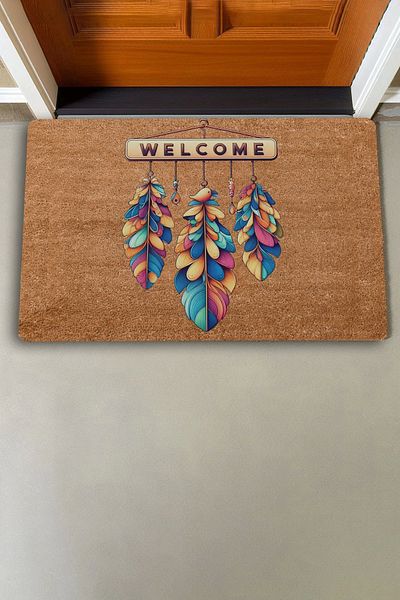Valerine Life Dream Catcher Bird Feathers Welcome Door Mat 45x70cm