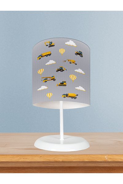 BAMBAŞKA MODA Road Patterned Baby and Child Lampshade with Sound and Sound