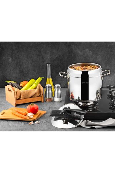 Evimsaray Zümrüt 6 Lt. Klasik Düdüklü Tencere Siyah