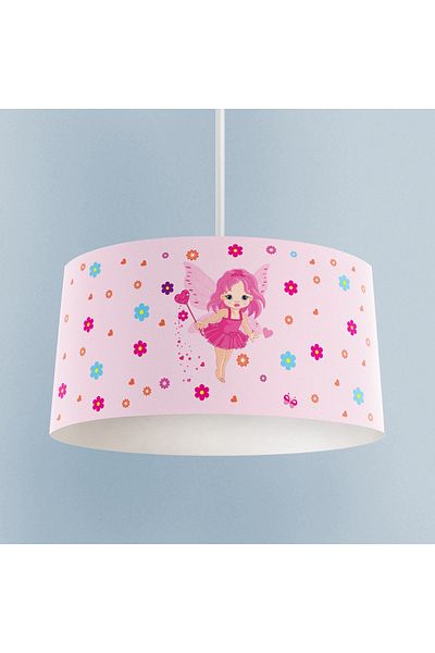 BAMBAŞKA MODA Leader Home Baby and Children's Room Fairy Girl Patterned Chandelier