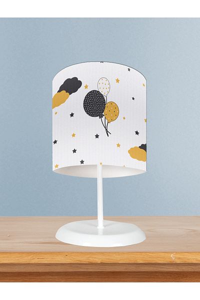 BAMBAŞKA MODA Baby and Children's Room Balloon Star Patterned Lampshade