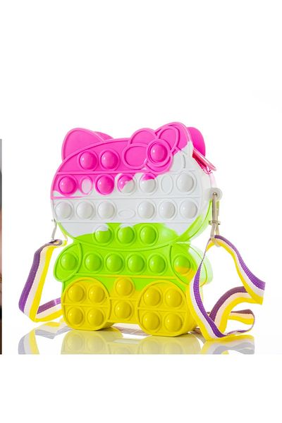 Allbags Geantă de umăr din silicon Hello Kit Popit