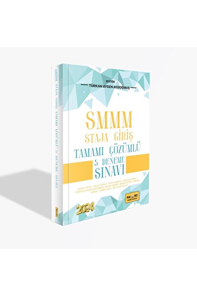 Makro Kitabevi 2024 SMMM Staja Giriş 5 Deneme Çözümlü - Türkan Aygen Aydoğmuş...