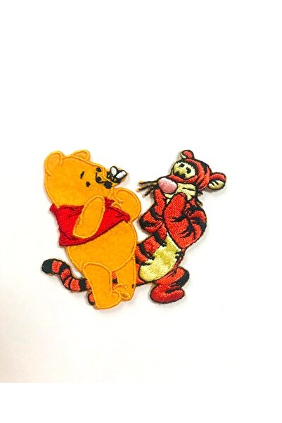 Winnie The Pooh Broderie brodată care se lipsește cu fier de călcat - Patch - Patch Seria 1 Motiv de călcat