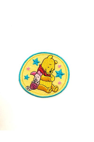 Winnie The Pooh Broderie brodată care se lipsește cu fier de călcat - Patch - Patch Seria 8 Motiv de călcat