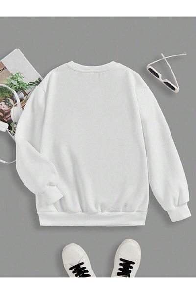Machetta Hanorac oversize unisex cu fermoar cu imprimeu ursuleț de pluș