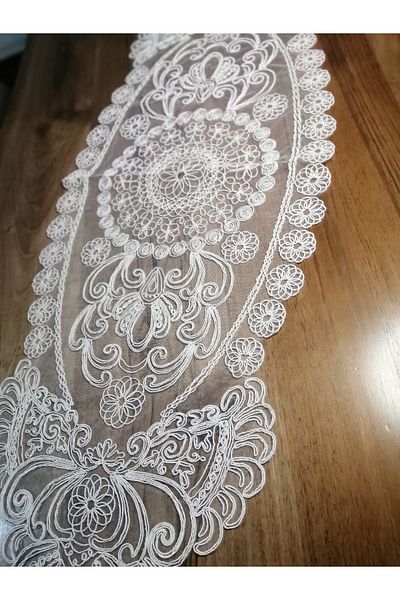 Neweste Husă de masă Ranir Husă pentru consolă Husă pentru masă de cafea Husă de masă pentru sufragerie 125*45 cm Husă de masă Runner Zestre