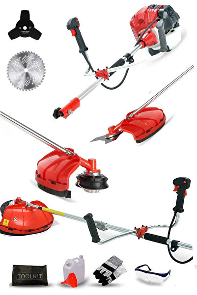 MOONSHOP Japan Turbo620 Full Otomatik Benzinli Çim Ot Çayır Biçme Tırpan Moto...