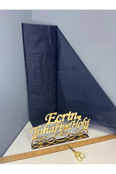 ecrin tuhafiye hobi Lacivert Kristal Tül En 3 Mt Boy 1 Mt