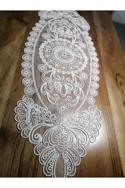 Neweste Husă de masă Ranir Husă pentru consolă Husă pentru masă de cafea Husă de masă pentru sufragerie 125*45 cm Husă de masă Runner Zestre