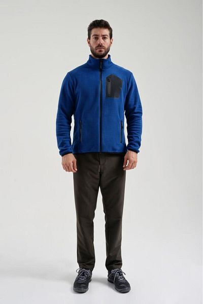Exuma 2312003   Ανδρικό Royal Blue Full Zipper Fleece