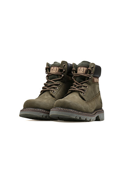 Caterpillar Cat Genç Botu 015G100095-Dark-Olıve-Nubuk Kahverengi Colorado