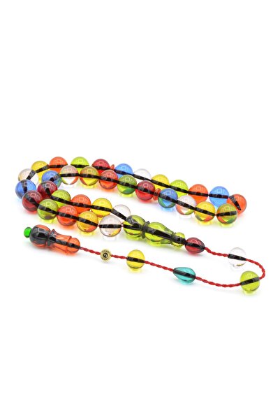 Murty99 Enes Abdo Semnătură Glob Cut Colorat Strângere Amber Tasbih