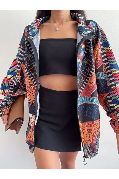 Richarlison معطف واق من المطر وسحاب مقاوم للماء مطبوع رقميًا للنساء