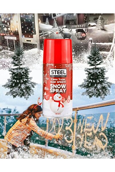 YDGR Kar Spreyi Erimeyen Kar Cama Yazı Yazma Ağaç Süsleme 150 ml