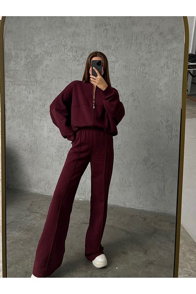 Laluvia Burgundy Charlotte tréningruha szett