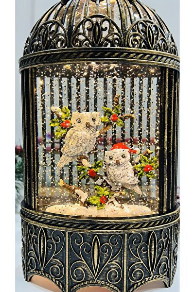 karinabest Minerva'nın Baykuşu 62011 Işıklı Müzikli Püskürtmeli Kar Küresi