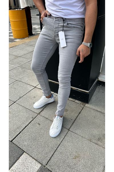 Ser Joven Ανδρικό τζιν παντελόνι σε γκρι Skinny Fit