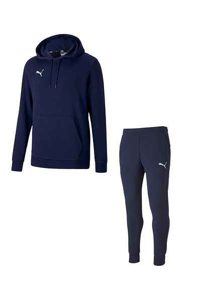 Puma Σετ ανδρικής αθλητικής φόρμας Casual Hoodie Hoodie Teamgoal
