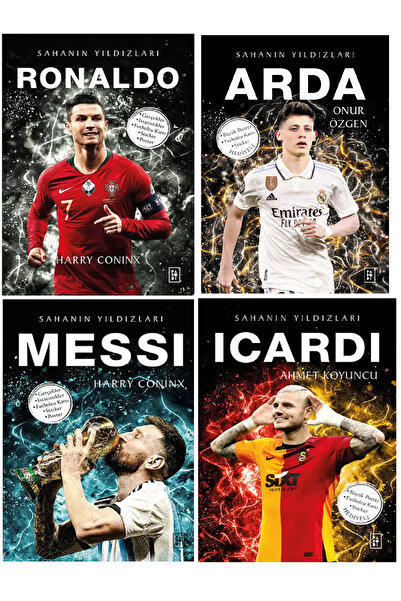 Genel Markalar Sahanın Yıldızları RONALDO - ARDA - MESSİ - ICARDİ ( Poster St...