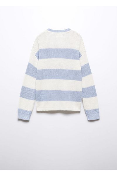 MANGO Kids Pulover Albastru Pentru Copii