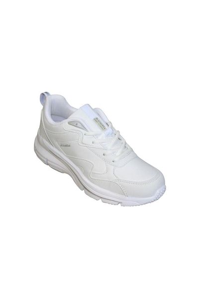 Kinetix KINETIX Women's White Thick Sole Sneaker Sports Walking Shoes Heel Height 5cm