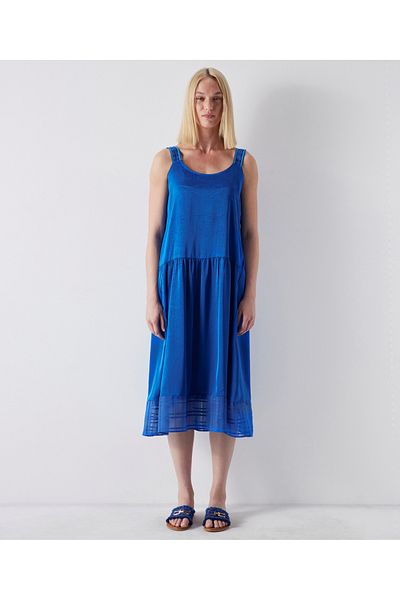 İpekyol Gathered Dress with Adjustable Straps