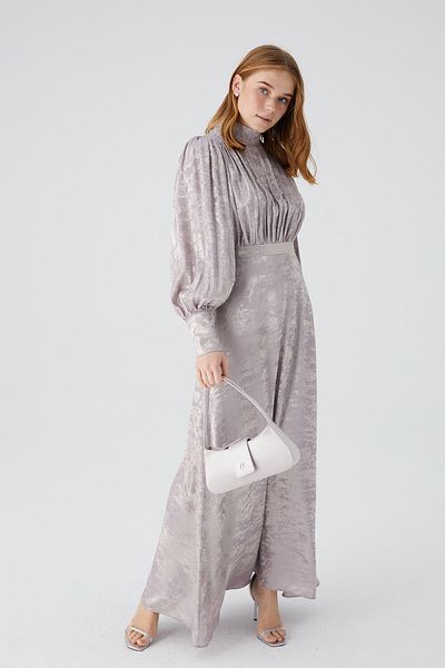 Manuka Glitzerndes Abendkleid Flieder
