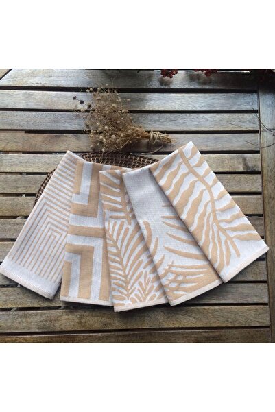 Dost Damask 5-Piece Kitchen Towel Set & Drying Cloth 40*60 Cm