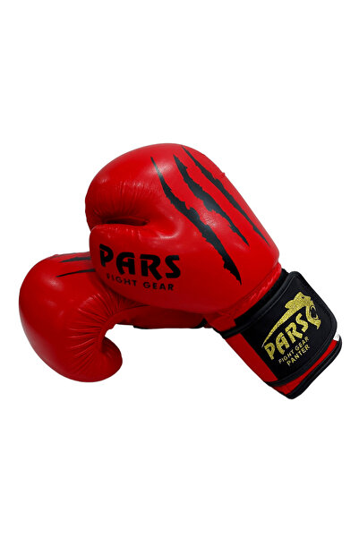 Pars Panther Boxing Kick Boxing Muay Thai Gloves Red