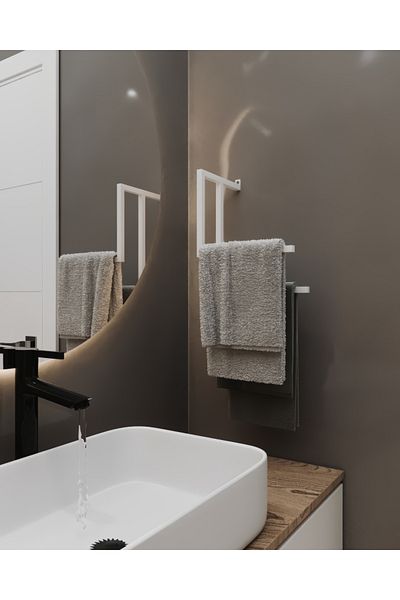 AJU Θήκη για πετσέτες Μεταλλική χάρτινη θήκη για πετσέτες σπιτιού Οργάνωση μπάνιου Επιτοίχια θήκη για πετσέτες Μοντέρνο σχέδιο