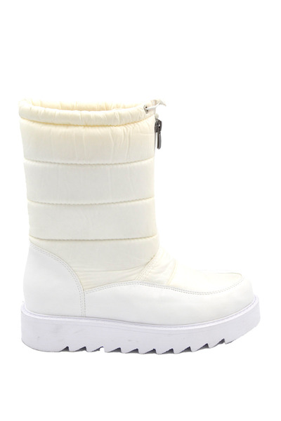 Gessi Kadın Beyaz El Yapımı, Günlük, Rahat Kar Botu