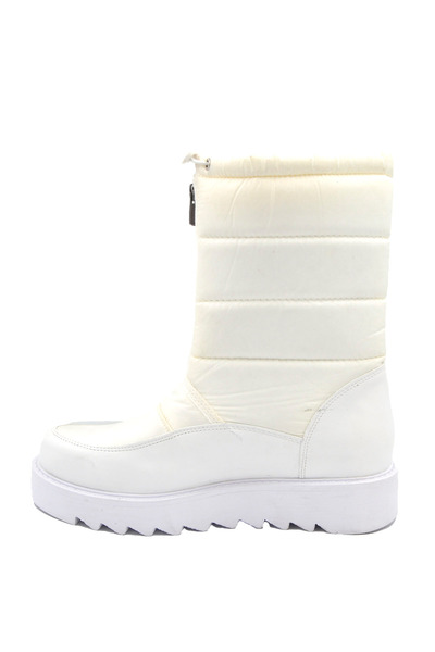 Gessi Kadın Beyaz El Yapımı, Günlük, Rahat Kar Botu