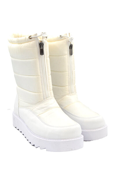 Gessi Kadın Beyaz El Yapımı, Günlük, Rahat Kar Botu
