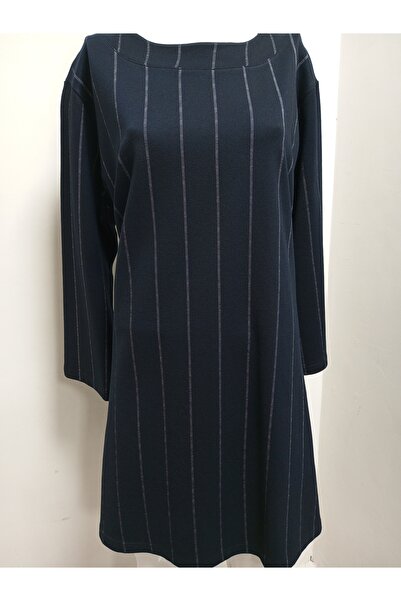 AKŞEN GİYİM Великий розмір, зимовий тканий матеріал, лікра, темно-синій колір...