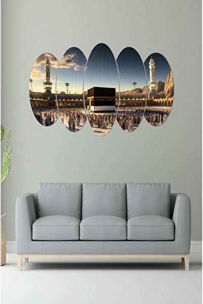 kutuTR Notpa 5 Parça Kabe Tablo 55x83 cm