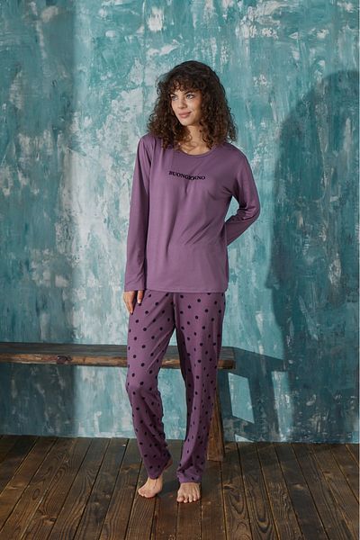 Vuntal BUTİK Milan Set Bottom Printed Buongıor No 50902-3