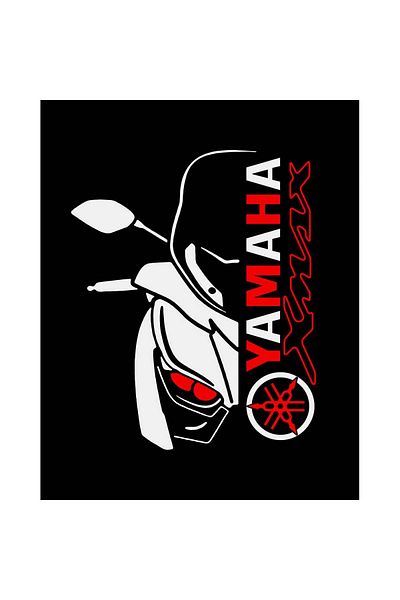 Z zepplin Yamaha Xmax Face Patch Patch mare pentru spate