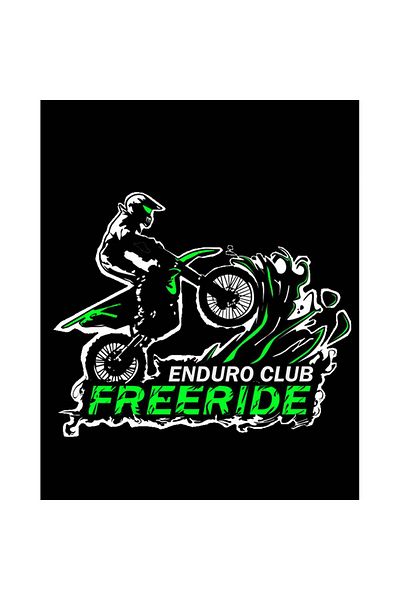 Z zepplin Motocross Enduro Club Patch mare pe spate