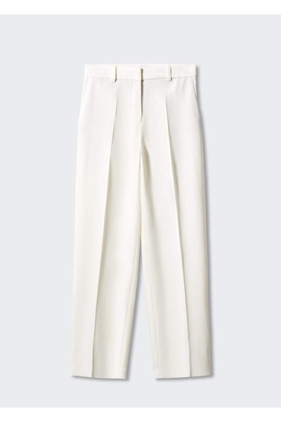 MANGO Woman Wideleg Kumaş Pantolon