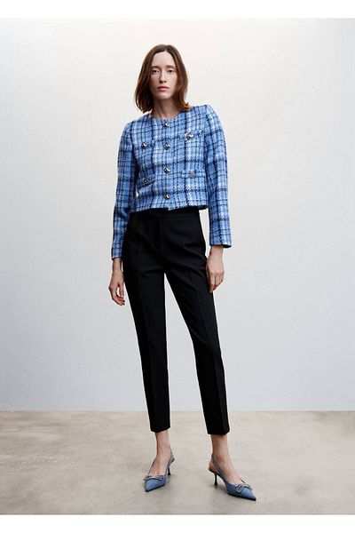 MANGO Woman Slim Fit Trouser Set