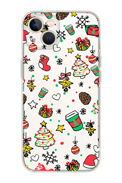 shoptocase Iphone 15 Uyumlu Yılbaşı Noel Hediyelik Telefon Kılıfı