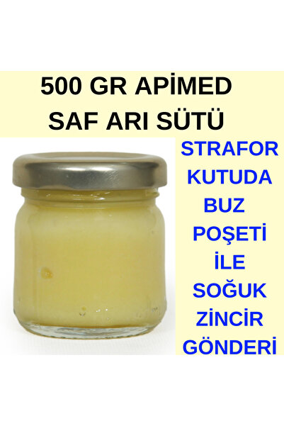 APİMED ARI SÜTÜ (500GR) AVANTAJLI ÜRÜN STRAFOR KUTUDA BUZ POŞETİ İLE GÖNDERİM