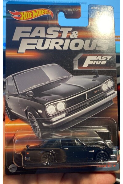 HOT WHEELS FAST FURIOUS 1971 NISSAN SKYLINE H/T 2000 GT-R KOLEKSİYONLUK MODEL...