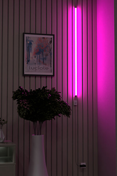 luciole Led aplik ışık Uzaktan Kumandalı 16 Renk 4 animasyon yapışkanlı köşe dvraplkkma