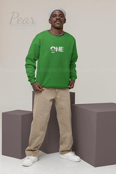 Pear Wear Ανδρικό φούτερ με στάμπα ONE